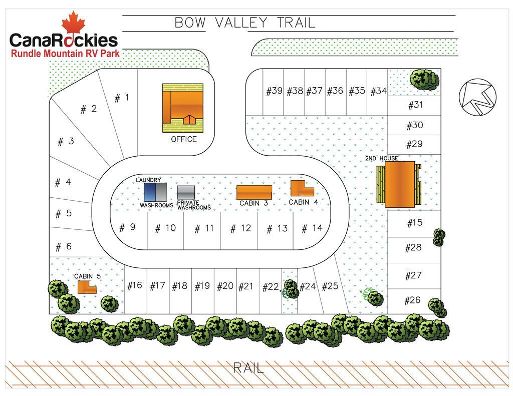 坎莫尔 Rundle Mountain Rv Park酒店 外观 照片